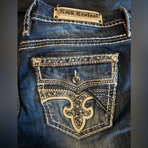 Rock Revival Boot Cut Jeans Style